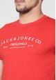 Jack and Jones Street Red T-Shirt